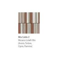 NUANCES MOSAICO LISTELLI MIX CALDO 2 30X30 - ITALGRANITI NU00MLC2 ITALGRANITI GROUP - 1