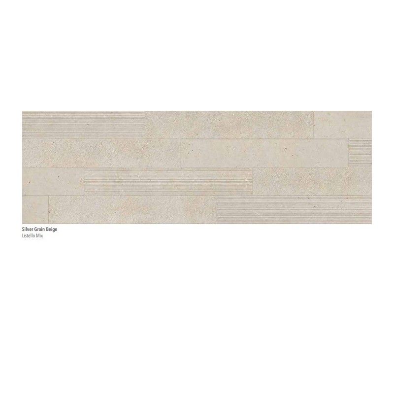 SILVER GRAIN BEIGE LIST.MIX SQ. 120X20 - ITALGRANITI SI02EAM ITALGRANITI GROUP - 1
