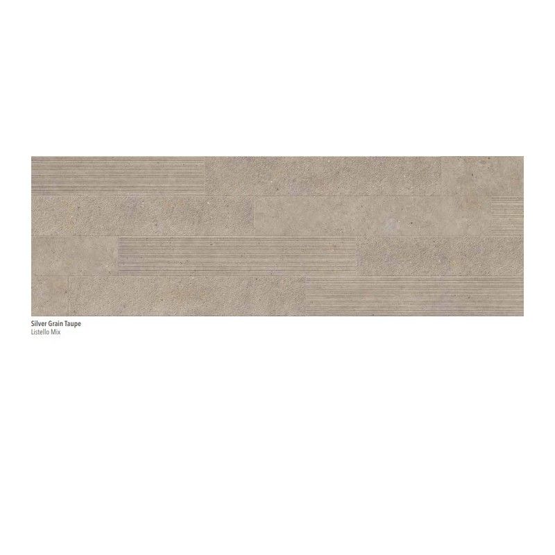 SILVER GRAIN TAUPE LIST.MIX SQ. 120X20 - ITALGRANITI SI04EAM ITALGRANITI GROUP - 1