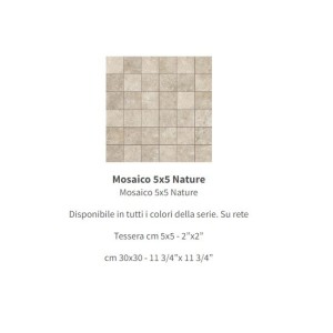 NATURE MOSAICO NATURE CRETA 5X5 30x30 - CASALGRANDE PADANA 13704454 CASALGRANDE PADANA - 1