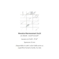 MARMOSMART MOSAICO FOSSENA SMART HONED 5X10 30x30 - CASALGRANDE PADANA 12704710 CASALGRANDE PADANA - 1