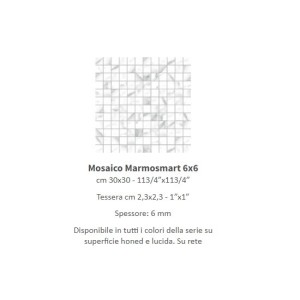 MARMOSMART MOSAICO MARQUINA SMART HONED 30x30 - CASALGRANDE PADANA 12704712 CASALGRANDE PADANA - 1