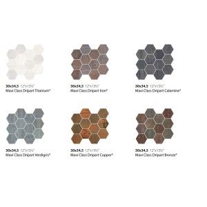 DRIPART MAXI CLASS TITANIUM 30X34,5 - CERAMICA SANT'AGOSTINO CSAMCDTT34 CERAMICA SANT'AGOSTINO - 1