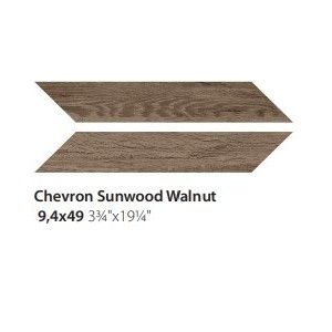 CHEVRON SUNWOOD WALNUT 9,4X49 - CERAMICA SANT'AGOSTINO CSACHSUW45 CERAMICA SANT'AGOSTINO - 1
