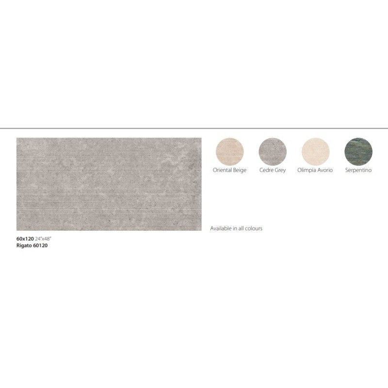UNIONSTONE 2 SERPENTINO RIGATO 60X120 - CERAMICA SANT'AGOSTINO CSASRPNR60 CERAMICA SANT'AGOSTINO - 1