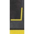 KORIUM  ANTHRACITE YELLOW DIAGONAL B 120X280 - Tonino Lamborghini 167533 TONINO LAMBORGHINI - 1