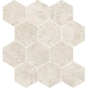 LANDSTONE ESAGONA CIRCLE 30X34  RAW WHITE - NOVABELL LST887N NOVABELL - 1