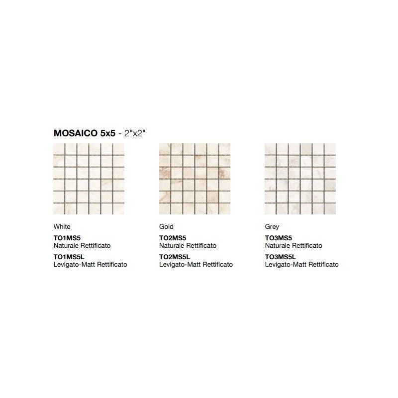 TOUCHSTONE GOLD MOSAIQUE 5X5 SQ. - COEM 0TO2MS5 COEM - 1