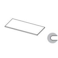 NUANCES  GRIGIO MARGELLES AVEC BORD RONDI  SQ.  120X33X4 - ITALGRANITI NU02GT2 ITALGRANITI GROUP - 1