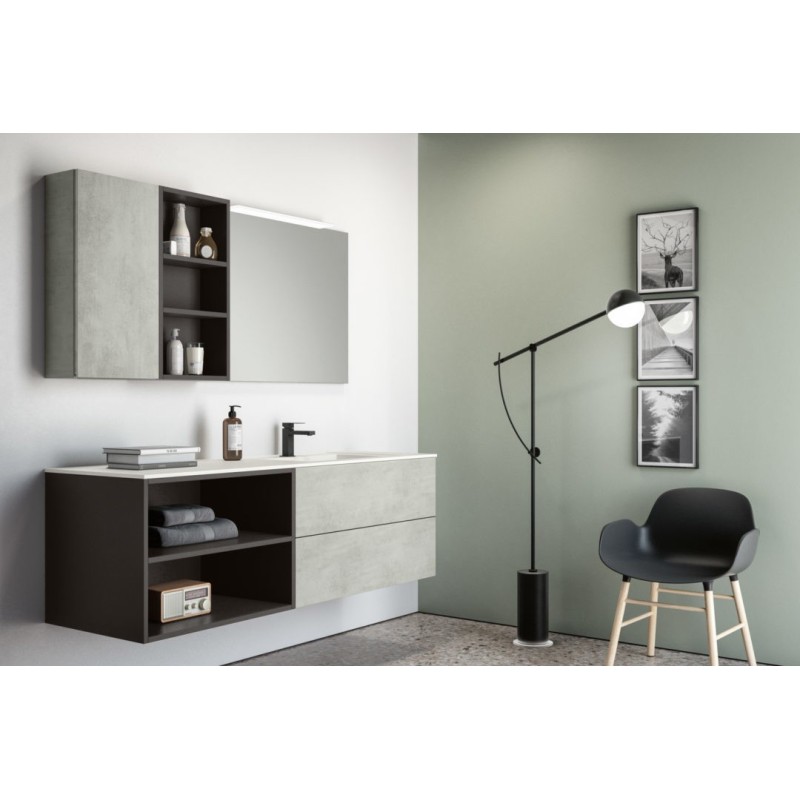 Smart 11 Bathroom Cabinet 959 Beton GbGroup GB GROUP - 1