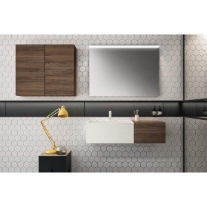 Cubik 02 Mobile Bagno 256 Noce Savoia GbGroup GB GROUP - 1