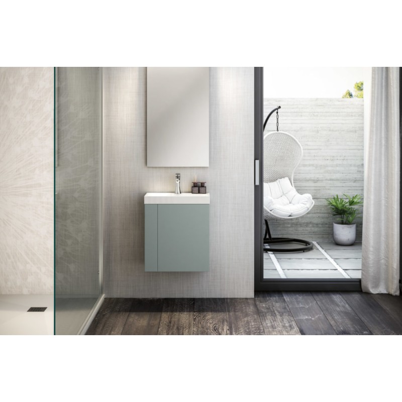 Meuble de salle de bain Compact 02 066 London Grey GbGroup GB GROUP - 1