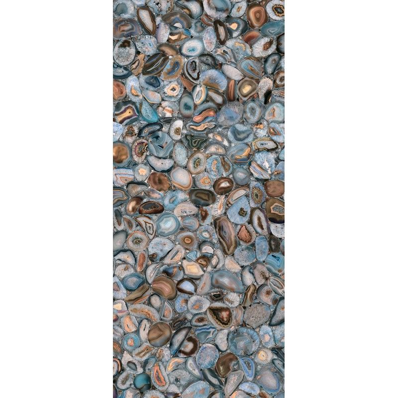 WANDERLUST WA  09 AGATA MULTICOLOR LUCIDATO RETTIFICATO 120X278cm 6mm  - MIRAGE AQO3 MIRAGE - 1