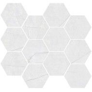 CRACKED WHITE NAT MOSAIK HEX 30X28 - CERAMICAS APARICI APARICI CERAMICA - 1