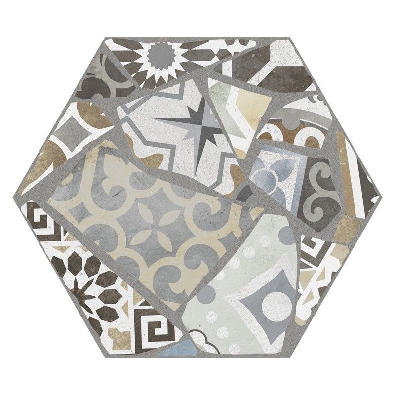 STUDIO STAMP HEXAGON 25X29 - CERAMICAS APARICI APARICI CERAMICA - 1