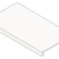 ARKIQUARTZ GRAPHITE SCALINO 120x33x4 RETTIFICATO - CERAMICHE MARCA CORONA J111 CERAMICHE MARCA CORONA  - 1