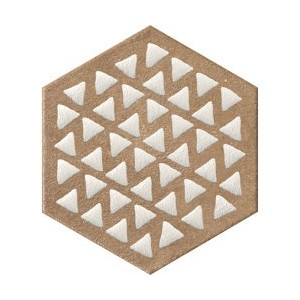 TERRACRETA INTARSIO CHAMOTTE 20x20 - CERAMICHE MARCA CORONA J086 CERAMICHE MARCA CORONA  - 1