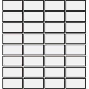 DIN LIGHT BLUE GLOSSY 3,6X7,4 MOSAICO 30,2x30,2 - MUTINA KGDG74 01 MUTINA - 1