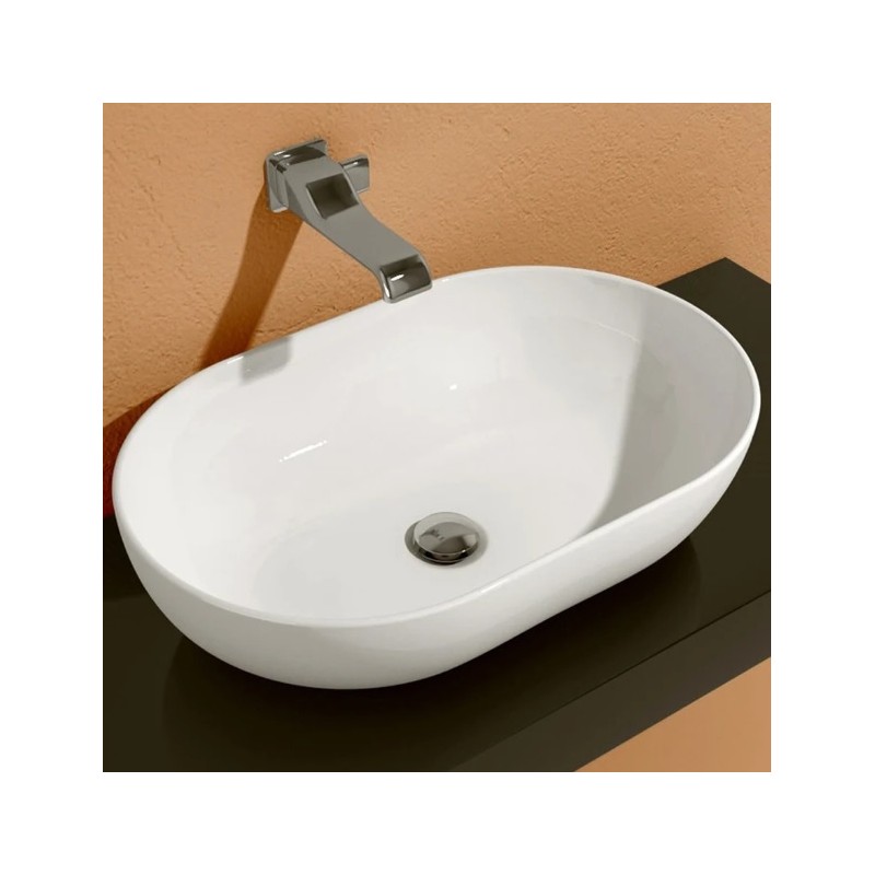 APP 62  WHITE COUNTERTOP WASHBASIN - Ceramica Flaminia AP62A