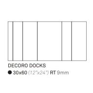 ELEMENTS DESIGN BLACK DEKOR DOCKS 30X60 ASS - KEOPE 6M0A CERAMICHE KEOPE - 1