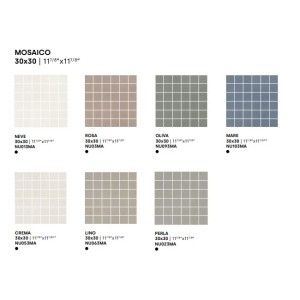 DECORA ROSA MOSAIK A  30X30 - IMPRONTA NU073MA IMPRONTA - 1