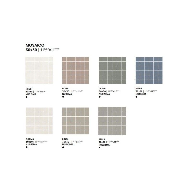 DECORA MARE MOSAICO A  30X30 - IMPRONTA NU103MA IMPRONTA - 1