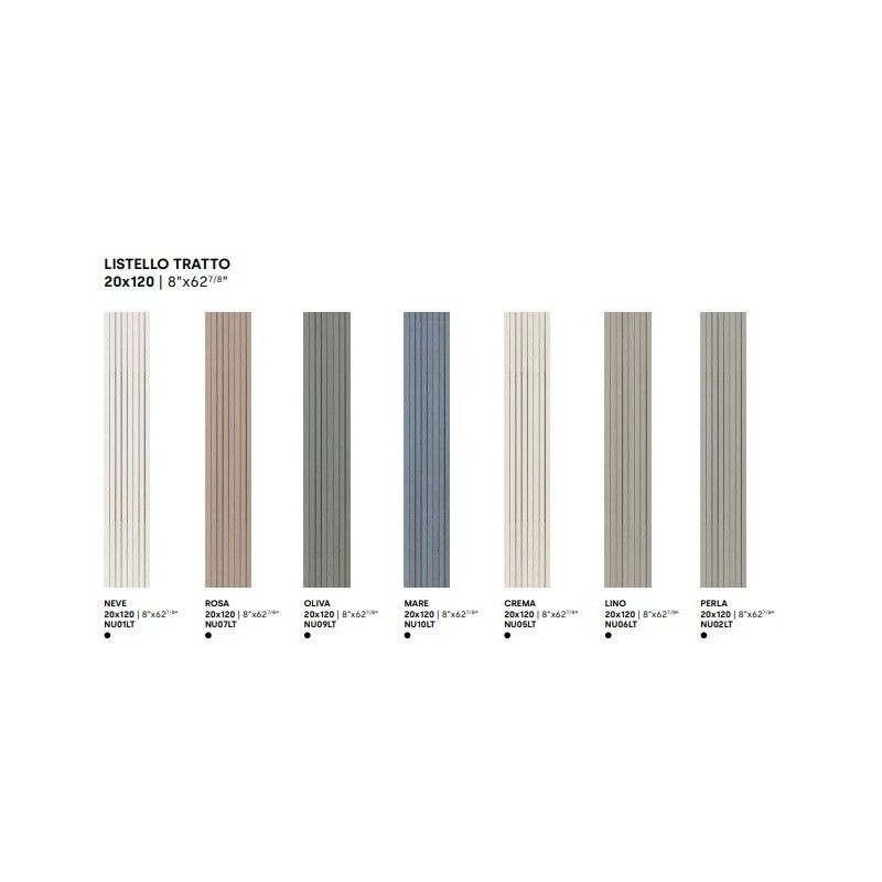 DECORA MARE LISTELLO TRATTO 6MM 120X20- IMPRONTA NU10LT IMPRONTA - 1