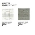 MARMI DI IMPRONTA STATUARIO BIANCO BRICK LAPPED 6MM 30X30 - IMPRONTA MB01MBL IMPRONTA - 1