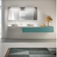 Timeless 10 Meuble Salle de Bain 410 Turquoise GbGroup