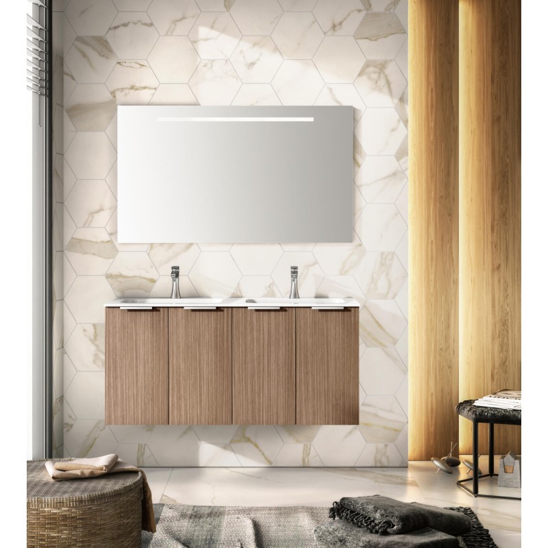 Sunlight 04 Bathroom Cabinet 974 Tobacco Oak GbGroup