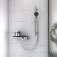 PULSIFY SELECT S Shower system 105 3 JET Relax with thermostatic hand shower and shower bar 65 cm Hansgrohe HANSGROHE - 1