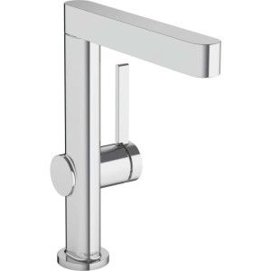 FINORIS Einhebel-Waschtischmischer 230 mit schwenkbarem Auslauf und Hansgrohe Push-Open HANSGROHE - 1