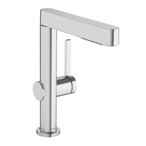 FINORIS Einhebel-Waschtischmischer 230 mit 2 Strahl herausziehbarer Handbrause und Hansgrohe Push-Open HANSGROHE - 1