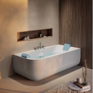 Aquasoul Double Whirlpool 190x90 h57cm SX-DX Jacuzzi