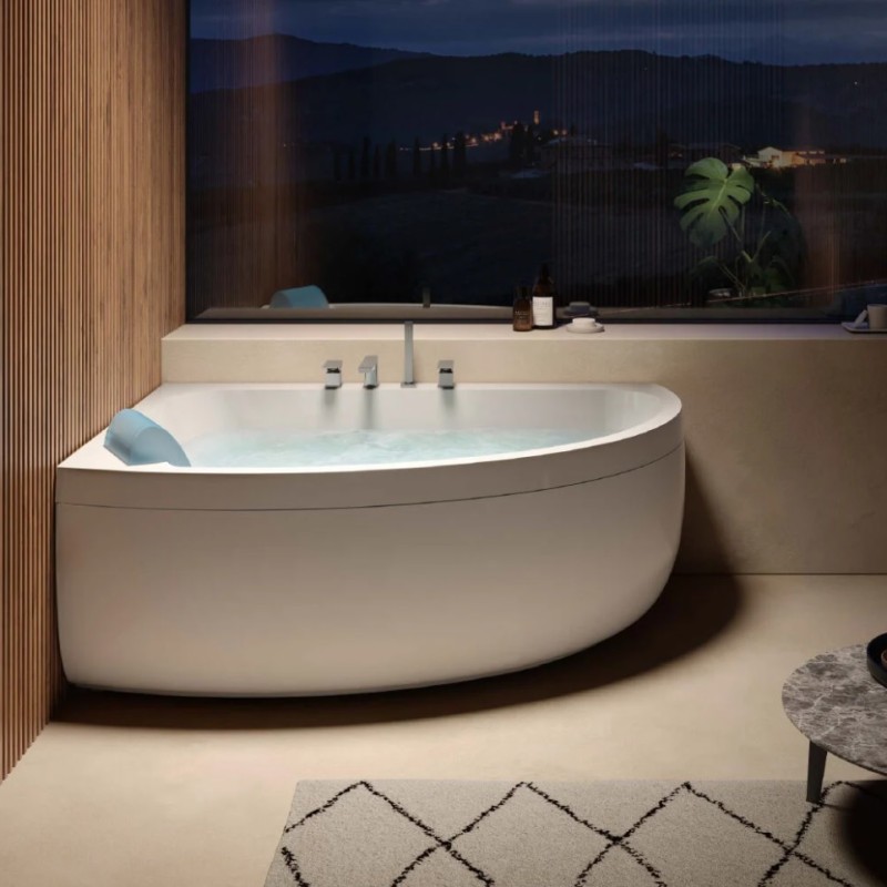 Aquasoul Offset Vasca Idromassaggio 150x100 h57cm SX-DX Jacuzzi