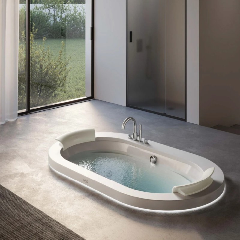 Opalia Corian Whirlpool 195x115 h63cm Jacuzzi