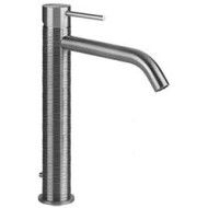 TRAME High basin mixer with long spout and drain with GESSI connection hoses GESSI SPA  - 2