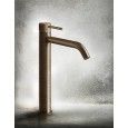 TRAME High basin mixer with long spout without waste with GESSI connection hoses GESSI SPA  - 2