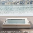 Aura Plus Corian Hydromassagewanne 185x155 h66cm Jacuzzi