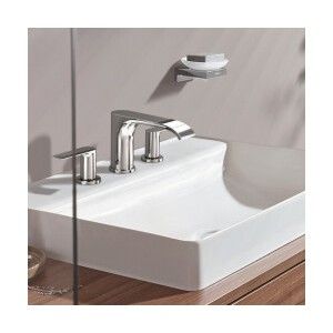 VIVENIS 3-hole basin mixer 90 with Hansgrohe tie rod HANSGROHE - 1
