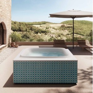 Skylounge Vasca Idromassaggio 190x190 h72/80cm da Esterno Jacuzzi