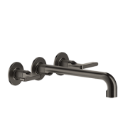 INCISO External part GESSI wall mounted 3-hole basin group long spout without pop-up waste GESSI SPA  - 2