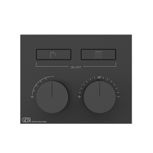 HI-FI Compact External parts for thermostatic mixer with two simultaneous functions, with GESSI ON-OFF buttons GESSI SPA  - 2