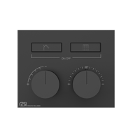 HI-FI Compact Parties extérieures pour mitigeur thermostatique à deux fonctions simultanées, avec boutons GESSI ON-OFF GESSI SPA