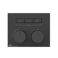 HI-FI Compact Außenteile für Thermostatmischer mit drei gleichzeitigen Funktionen, mit GESSI ON-OFF-Tasten GESSI SPA  - 2