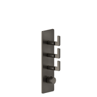 INCISO WELLNESS Partie extérieure Mitigeur thermostatique mural haut débit 2 sorties GESSI indépendantes GESSI SPA  - 2