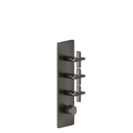 INCISO WELLNESS External part Wall mounted high flow thermostatic mixer 3 independent GESSI outlets GESSI SPA  - 2