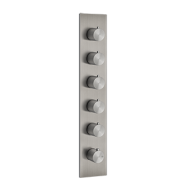 GESSI316 WELLNESS Externes Teil Wandmontierter Thermostatmischer mit hohem Durchfluss 5 unabhängige GESSI-Auslässe GESSI SPA  - 