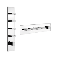 RETTANGOLO WELLNESS Parte esterna Miscelatore termostatico alta portata a parete 4 uscite indipendenti GESSI GESSI SPA  - 2