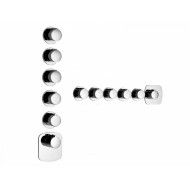 TONDO WELLNESS External part Wall mounted high flow thermostatic mixer 5 independent GESSI outlets GESSI SPA  - 2